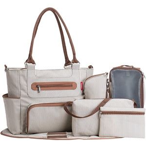 SoHo Striped Diaper Bag